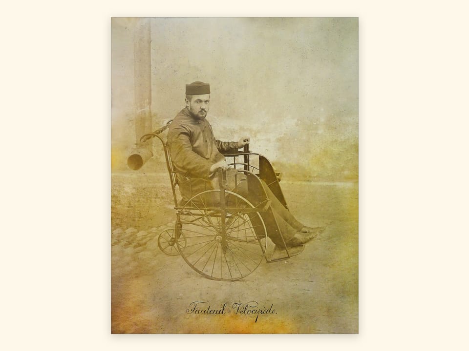 Механизмы П. Л. Чебышева — Самокатное кресло — Архивная фотография (CNAM)