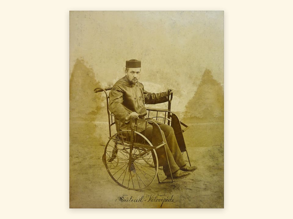 Механизмы П. Л. Чебышева — Самокатное кресло — Архивная фотография (CNAM)
